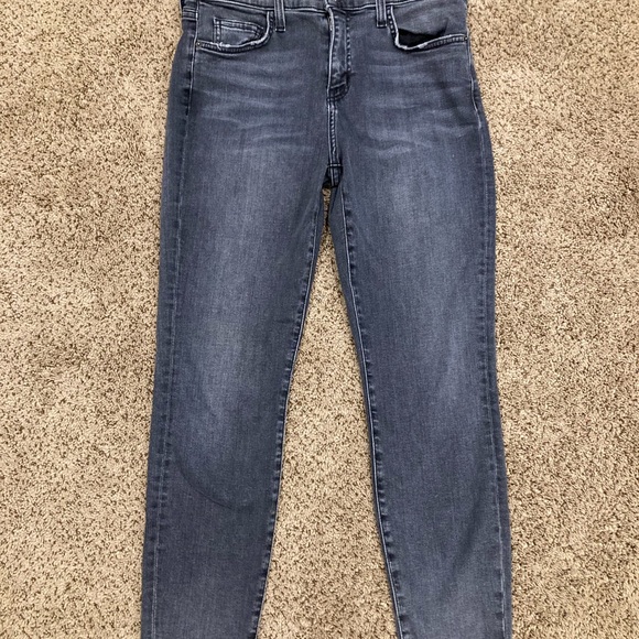 Current Elliot The High Waist Stelleto Ankle Skinny Jeans In Everett - Picture 2 of 5